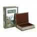 Декоративна кутия Versa Flower Atlas Книга Пластно Огледало Дървен MDF 7 x 30 x 21 cm