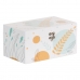 Декоративна кутия PVC Дебел мъхест вълнен плат хартия DMF орлова папрат 30 x 18 x 15 cm (2 Части)