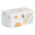 Декоративна кутия PVC Дебел мъхест вълнен плат хартия DMF орлова папрат 30 x 18 x 15 cm (2 Части)