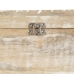 Dekorativ boks 23 x 18 x 12 cm Mangotræ (3 Dele)