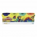 Joc de Plastilină Colores Silvestres Play-Doh E4867ES0 (4 pcs)