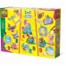 Play-Dough Set SES Creative Molding and painting - 3 in 1