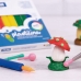 Sticks of Modelling clay Milan 330 g (4 Pieces)