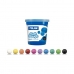 Пластилиновая игра Milan Soft dough 913510B Жёлтый Синий Разноцветный 85 g Растительный (10 штук)