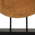 Γλυπτική Μπεζ Ξύλο από Μάνγκο 38 x 8 x 52 cm