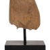 Γλυπτική Μπεζ Ξύλο από Μάνγκο 14,5 x 9 x 38,5 cm Προτομή