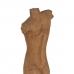 Skulptur Beige Treverk av mangotre 14,5 x 9 x 38,5 cm Bust