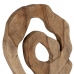 Skulptur Beige Mango-Holz 26 x 8,5 x 52 cm
