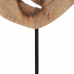 Escultura Bege Madeira de mangueira 26 x 8,5 x 52 cm