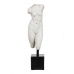 Escultura Branco Preto Resina 14 x 11 x 43 cm Busto