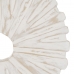 Escultura Branco Bege Madeira de mangueira 25,5 x 9,5 x 37 cm