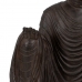 Veistos Ruskea Hartsi 62,5 x 43,5 x 77 cm Buddha