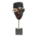 Escultura Castanho Preto Resina 52 x 35 x 41,5 cm Máscara