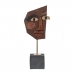Escultura Marrón Negro Resina 17,8 x 10 x 43,7 cm Máscara