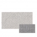 Koberec Biela Sivá 70 % bavlna 30 % Polyester 80 x 150 cm