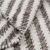 Teppich Weiß Grau 70 % Baumwolle 30 % Polyester 120 x 180 cm