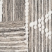 Tappeto Bianco Grigio 60 % Cotone 40 % Poliestere 120 x 180 cm