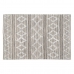 Teppich Weiß Grau 60 % Baumwolle 40 % Polyester 160 x 230 cm