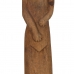 Dekorativ Figur Naturell Afrikansk mann 14,5 x 9 x 38,5 cm (2 enheter)