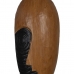 Figură Decorativă Maro Mască 18 x 11 x 54 cm