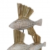 Dekoratívne postava Biela Gaštanová Prírodná Ryby 30 x 10 x 40 cm