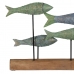 Dekoratyvinė figūrėlė Žalia Natūralus Žuvis 56 x 7 x 31 cm