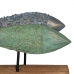 Dekoratyvinė figūrėlė Žalia Natūralus Žuvis 56 x 7 x 31 cm