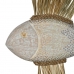 Dekorativ figur Hvid Brun Natur Fisk 57 x 12 x 60 cm