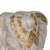 Dekoratyvinė figūrėlė Balta Auksinis Natūralus Dramblys 44 x 16 x 57 cm
