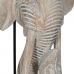 Figura Decorativa Branco Dourado Natural Elefante 44 x 16 x 57 cm