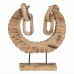 Prydnadsfigur Naturell Horn 50 x 12 x 42 cm