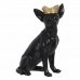 Декоративна фигурка Черен Златен Куче 17 x 11,7 x 25,5 cm