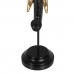 Figurine Décorative Noir Doré Eléphant 20,5 x 14,3 x 35,5 cm