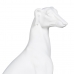 Dekorativ Figur Hvit Hund 19 x 12 x 37,5 cm