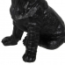 Dekorativní postava Černý Zlatá Pes 15,5 x 18,4 x 25,5 cm