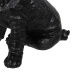 Decoratieve figuren Zwart Gouden Hond 15,5 x 18,4 x 25,5 cm