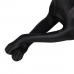 Dekoratív Figura Fekete Kutya 37,5 x 13,5 x 22 cm