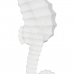 Декоративная фигура Белый Морской конек 11 x 9 x 31 cm