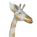 Dekorativ figur Grå Gylden Giraf 45 x 14 x 120 cm