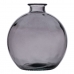 Vaza Siva reciklirano steklo 16 x 16 x 18 cm