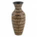 Vase Svart Beige Bambus 22 x 22 x 52 cm