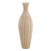 Vase White Beige Bamboo 20 x 20 x 64 cm