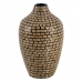 Vase Noir Beige Bambou 18 x 18 x 30 cm