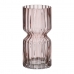 Vaza Rožinė Stiklas 12 x 12 x 25 cm