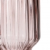 Vaso Cor de Rosa Cristal 12 x 12 x 25 cm