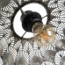 Lampa Sufitowa Złoty Srebrzysty Żelazo 220-240 V 41,5 x 41,5 x 21 cm