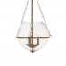 Lampa Sufitowa Złoty Szkło Żelazo 220-240 V 35 x 35 x 70 cm