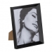 Photo frame Black Wood Crystal 17 x 2,5 x 22 cm
