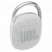 Kannettavat Bluetooth-kaiuttimet JBL Clip 4  Valkoinen 5 W
