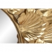 Seinapeegel Home ESPRIT Kuldne Metall Taime leht 76,5 x 8 x 76,5 cm
